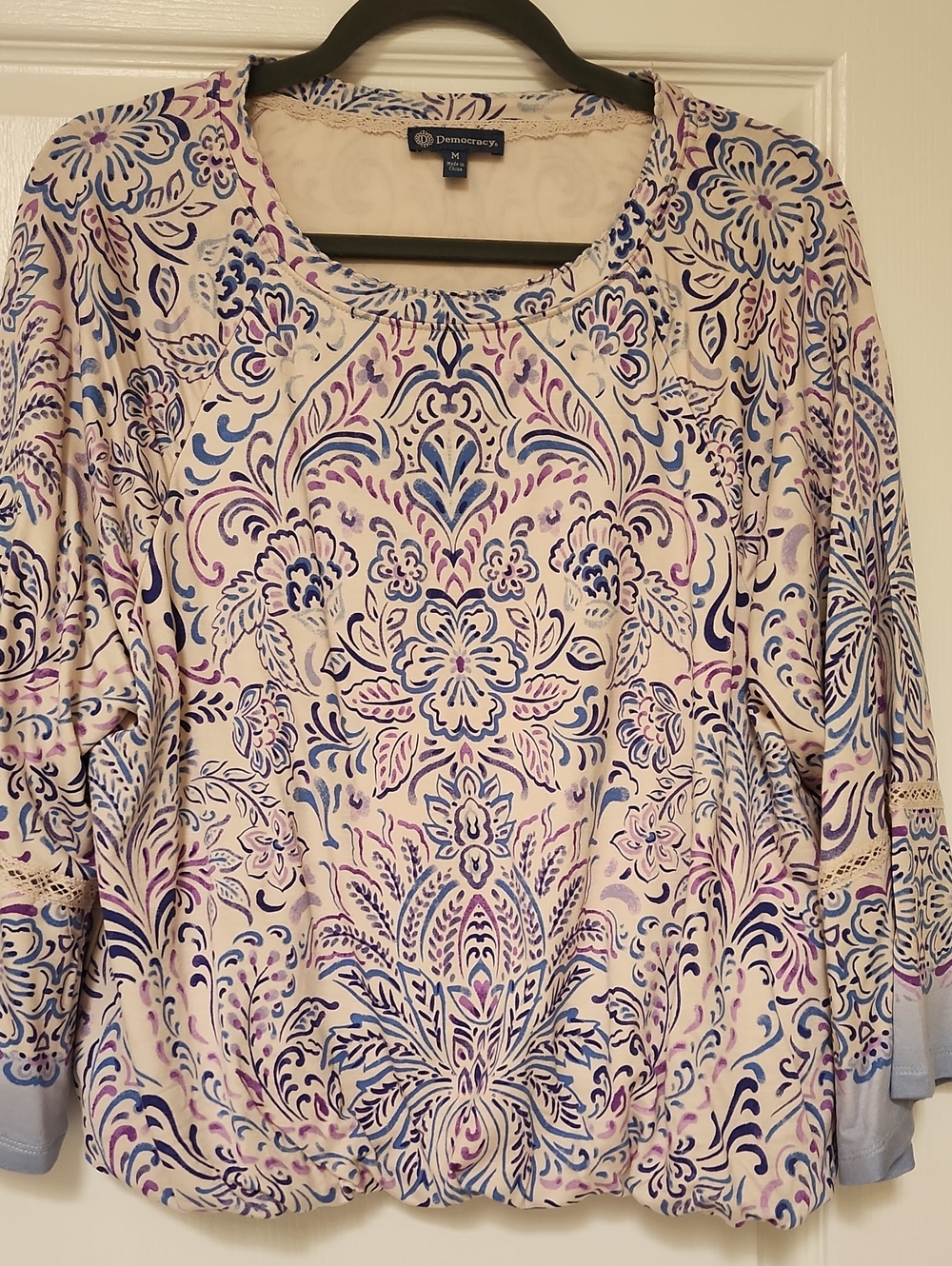 DEMOCRACY Bubble Blouse
